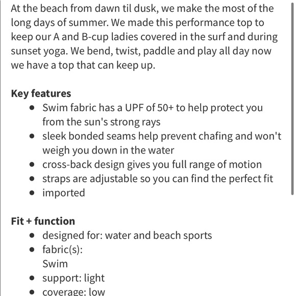 Lululemon Shanti Surf Triangle Top - Picture 4 of 7